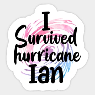 Hurricane Ian Survivor 2022 Sticker